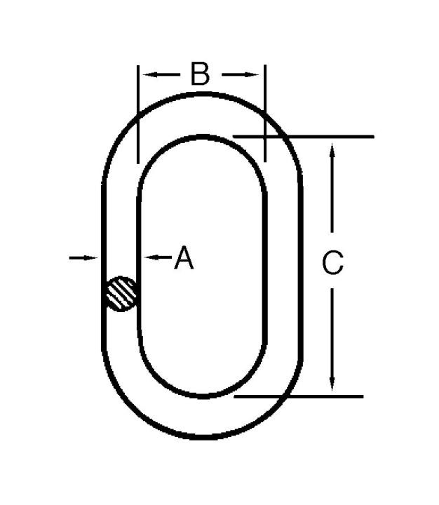 Image of Cam-Alloy Oblong Master Links - Campbell