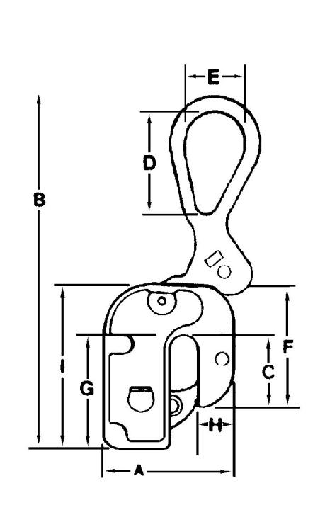 Image of Short Leg Structural &quot;GX&quot; Clamps - Campbell